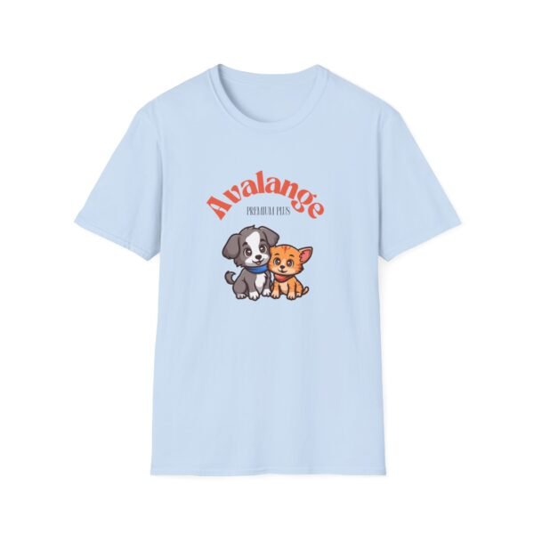 Dog Lovers Unisex Softstyle T-Shirt - 'Avalange Premium Pets' Design - Image 33