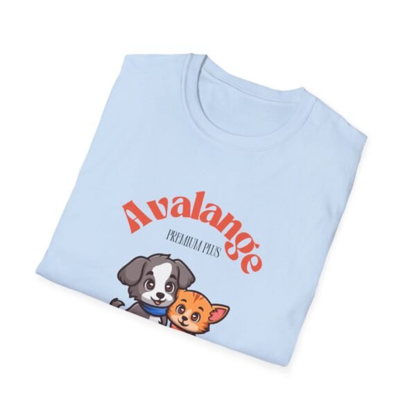 Dog Lovers Unisex Softstyle T-Shirt - 'Avalange Premium Pets' Design - Image 36