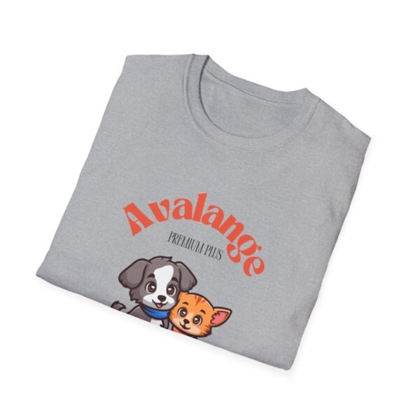 Dog Lovers Unisex Softstyle T-Shirt - 'Avalange Premium Pets' Design - Image 20
