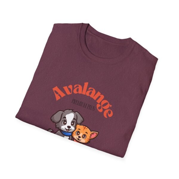 Dog Lovers Unisex Softstyle T-Shirt - 'Avalange Premium Pets' Design - Image 48