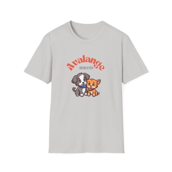 Dog Lovers Unisex Softstyle T-Shirt - 'Avalange Premium Pets' Design - Image 13