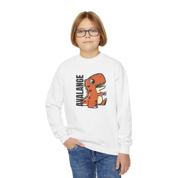 Dinosaur Loose fit Youth Crewneck Sweatshirt - Image 3