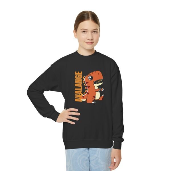 Dinosaur Loose fit Youth Crewneck Sweatshirt - Image 25