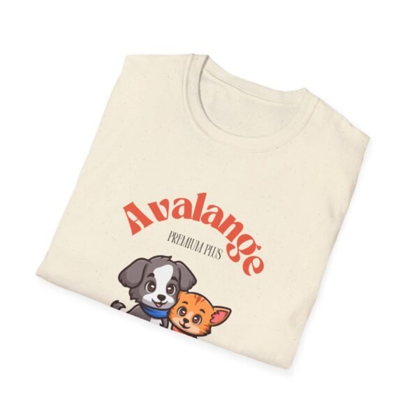 Dog Lovers Unisex Softstyle T-Shirt - 'Avalange Premium Pets' Design - Image 24