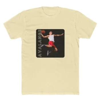Avalange's Game On Men's Basketball Cotton Crew Tee