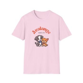 Dog Lovers Unisex Softstyle T-Shirt - 'Avalange Premium Pets' Design