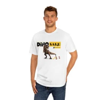 Inspiring Brightly featured Unisex Classic  Dinosaur Inspired T-shirt