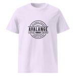 Unisex organic ribbed neck t-shirt