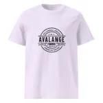 Unisex organic ribbed neck t-shirt
