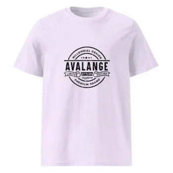 Unisex organic ribbed neck t-shirt