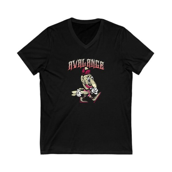 Unisex Jersey Short Sleeve V-Neck T-shirt - Image 2