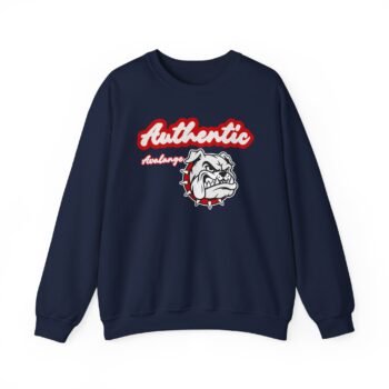 Vintage Bulldog Crewneck Sweatshirt - Authentic Style for Casual Comfort