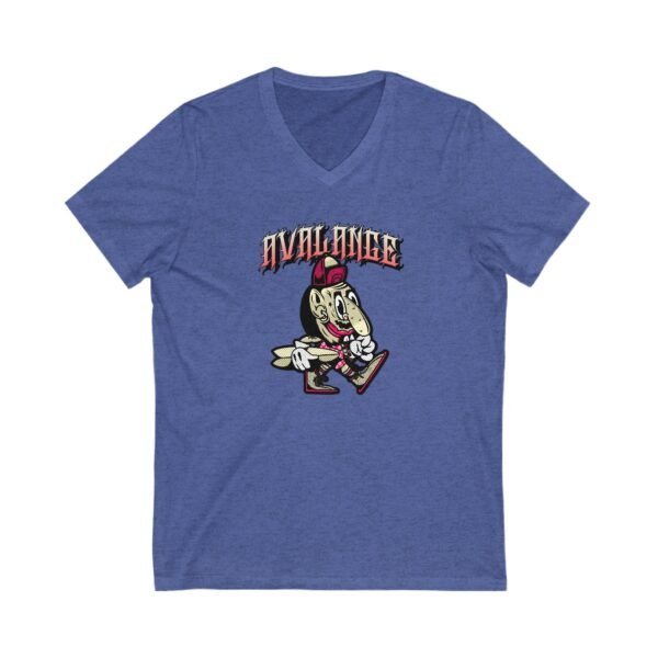 Unisex Jersey Short Sleeve V-Neck T-shirt - Image 4