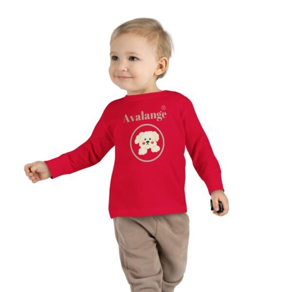 Toddler Long Sleeve Puppy Face T-shirt - Image 4