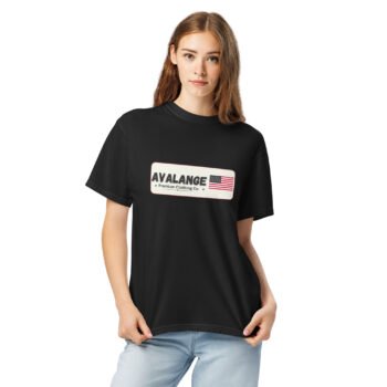 Unisex garment-dyed breathable 100% ring-spun cotton heavyweight t-shirt