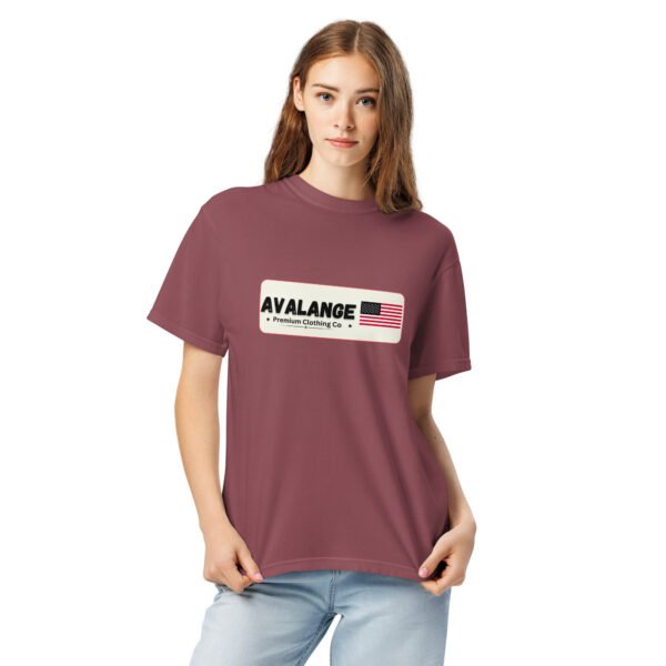 Unisex garment-dyed breathable 100% ring-spun cotton heavyweight t-shirt - Image 5