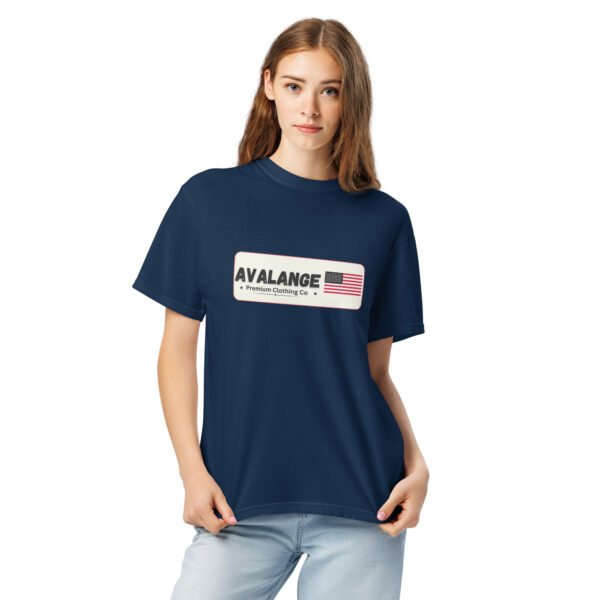 Unisex garment-dyed breathable 100% ring-spun cotton heavyweight t-shirt - Image 2