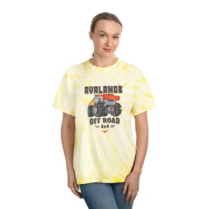 Vibrant Tie-Dye Tee, Youth Adventure T-Shirt, Summer Fun Shirt, Off-Road Enthusiast Apparel, Unique Summer Gift
