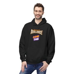 Fun Game Time Unisex Fleece Hoodie | Cozy Casual Wear, Unique Gift for Gamers, Stylish Lounge Sweater, Warm Hoodie for All Occasions