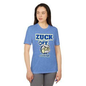 Our Zuck Off, what Mark said to Elon is Unisex Sport T-Shirt | Funny Workout Tee, Fitness Gift, Gym Shirt, Birthday Present, Trendy Casual Wear