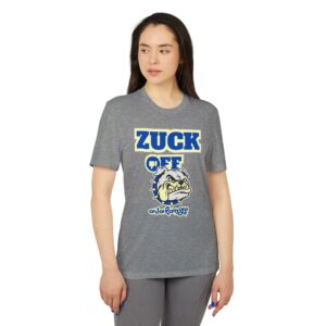 Our Zuck Off, what Mark said to Elon is Unisex Sport T-Shirt | Funny Workout Tee, Fitness Gift, Gym Shirt, Birthday Present, Trendy Casual Wear