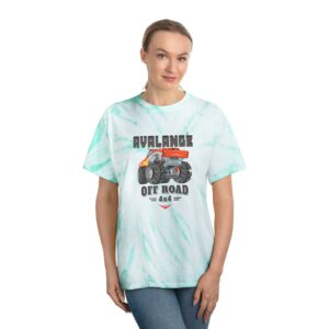 Vibrant Tie-Dye Tee, Youth Adventure T-Shirt, Summer Fun Shirt, Off-Road Enthusiast Apparel, Unique Summer Gift