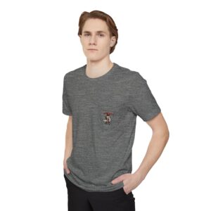Unisex Graphic Pocket T-Shirt, Casual Tee, Gift for Him or Her, Vintage Style, Summer Essential, Comfortable Everyday Wear