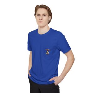 Unisex Graphic Pocket T-Shirt, Casual Tee, Gift for Him or Her, Vintage Style, Summer Essential, Comfortable Everyday Wear