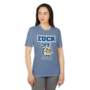 Our Zuck Off, what Mark said to Elon is Unisex Sport T-Shirt | Funny Workout Tee, Fitness Gift, Gym Shirt, Birthday Present, Trendy Casual Wear
