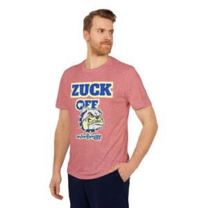 Our Zuck Off, what Mark said to Elon is Unisex Sport T-Shirt | Funny Workout Tee, Fitness Gift, Gym Shirt, Birthday Present, Trendy Casual Wear