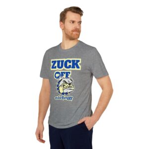 Our Zuck Off, what Mark said to Elon is Unisex Sport T-Shirt | Funny Workout Tee, Fitness Gift, Gym Shirt, Birthday Present, Trendy Casual Wear