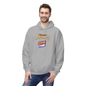 Fun Game Time Unisex Fleece Hoodie | Cozy Casual Wear, Unique Gift for Gamers, Stylish Lounge Sweater, Warm Hoodie for All Occasions