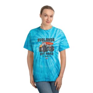 Vibrant Tie-Dye Tee, Youth Adventure T-Shirt, Summer Fun Shirt, Off-Road Enthusiast Apparel, Unique Summer Gift