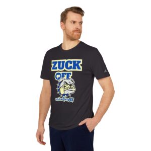 Our Zuck Off, what Mark said to Elon is Unisex Sport T-Shirt | Funny Workout Tee, Fitness Gift, Gym Shirt, Birthday Present, Trendy Casual Wear