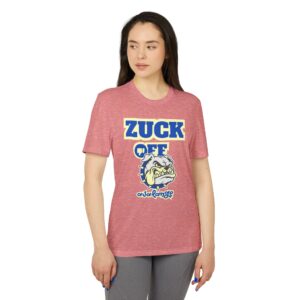 Our Zuck Off, what Mark said to Elon is Unisex Sport T-Shirt | Funny Workout Tee, Fitness Gift, Gym Shirt, Birthday Present, Trendy Casual Wear