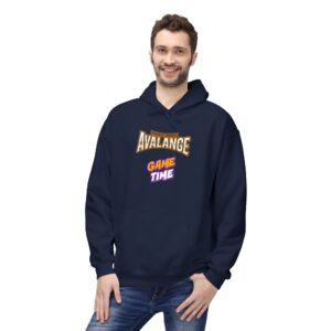 Fun Game Time Unisex Fleece Hoodie | Cozy Casual Wear, Unique Gift for Gamers, Stylish Lounge Sweater, Warm Hoodie for All Occasions