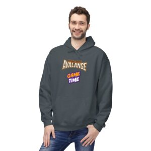 Fun Game Time Unisex Fleece Hoodie | Cozy Casual Wear, Unique Gift for Gamers, Stylish Lounge Sweater, Warm Hoodie for All Occasions