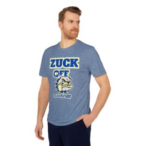 Our Zuck Off, what Mark said to Elon is Unisex Sport T-Shirt | Funny Workout Tee, Fitness Gift, Gym Shirt, Birthday Present, Trendy Casual Wear