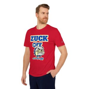 Our Zuck Off, what Mark said to Elon is Unisex Sport T-Shirt | Funny Workout Tee, Fitness Gift, Gym Shirt, Birthday Present, Trendy Casual Wear