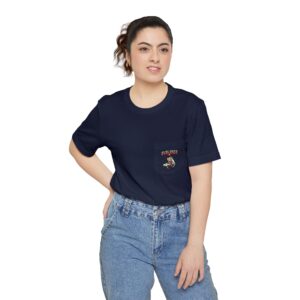 Unisex Graphic Pocket T-Shirt, Casual Tee, Gift for Him or Her, Vintage Style, Summer Essential, Comfortable Everyday Wear