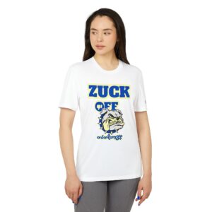 Our Zuck Off, what Mark said to Elon is Unisex Sport T-Shirt | Funny Workout Tee, Fitness Gift, Gym Shirt, Birthday Present, Trendy Casual Wear