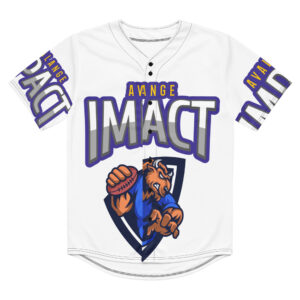 Unisex Adult Recycled Baseball Jersey – Eco-Friendly Athletic Shirt