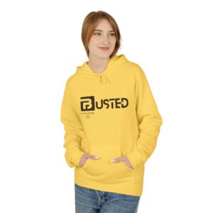 Busted Unisex Fleece Hoodie – Stylish Custom Graphic Sweatshirt for Cozy Fall & Winter, Perfect Gift for Casual Everyday Wear