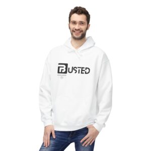 Busted Unisex Fleece Hoodie – Stylish Custom Graphic Sweatshirt for Cozy Fall & Winter, Perfect Gift for Casual Everyday Wear