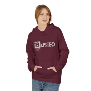 Busted Unisex Fleece Hoodie – Stylish Custom Graphic Sweatshirt for Cozy Fall & Winter, Perfect Gift for Casual Everyday Wear