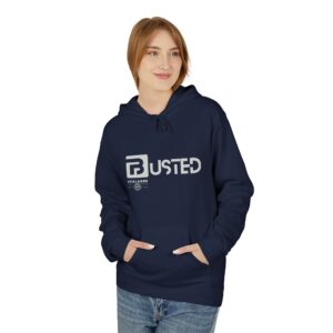 Busted Unisex Fleece Hoodie – Stylish Custom Graphic Sweatshirt for Cozy Fall & Winter, Perfect Gift for Casual Everyday Wear