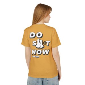 Do Sh*t Now Tee, Motivational T-Shirt for Daily Inspiration, Unisex Heavyweight Cotton Shirt, Relaxed Fit, Perfect Gift for Friends