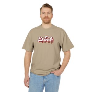 Discover Avalanche Unisex Heavy Faded Tee, Vintage Graphic T-Shirt, Casual Wear, Outdoor Adventures, Gift for Explorers, Everyday Comfort