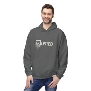 Busted Unisex Fleece Hoodie – Stylish Custom Graphic Sweatshirt for Cozy Fall & Winter, Perfect Gift for Casual Everyday Wear
