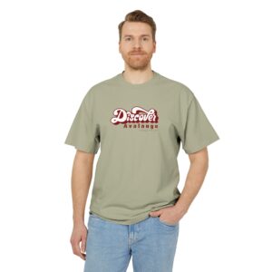 Discover Avalanche Unisex Heavy Faded Tee, Vintage Graphic T-Shirt, Casual Wear, Outdoor Adventures, Gift for Explorers, Everyday Comfort